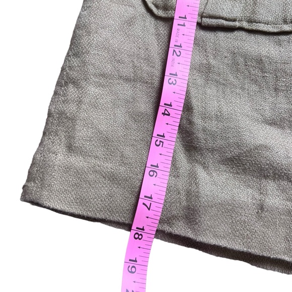 NWT Loft Khaki Linen A-Line Skirt Size 0 - Picture 9 of 16